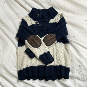 Gap Boys Cable Knit Sweater with Elbow Patches
